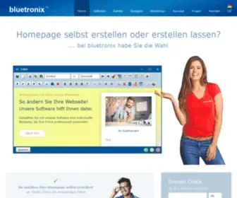 Bluetronix.de(Homepage selbst erstellen) Screenshot