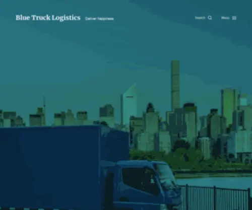 Bluetrucklogistics.com(Deliver happiness) Screenshot