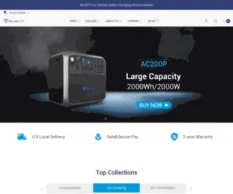 Bluetti.com(Portable Power Station) Screenshot