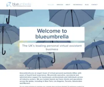 Blueumbrella.co.uk(Virtual PA Services) Screenshot