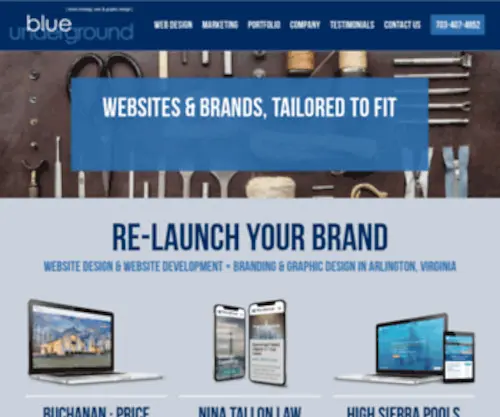 Blueunderground.com(Brand strategy) Screenshot