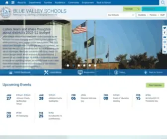 Bluevalleyk12.org(The Blue Valley School District) Screenshot