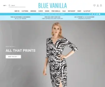 Bluevanilla.com(Women's Clothing) Screenshot