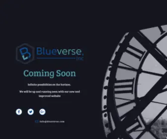 Blueverse.com(BLUEVERSE, INC) Screenshot