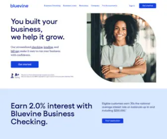 Bluevine.com(Business Banking Solutions to Grow Your Business) Screenshot