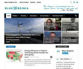 Bluevirginia.us(Blue Virginia) Screenshot