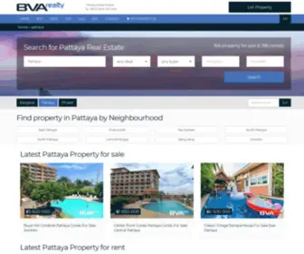 Bluevisionagency.com(Pattaya Real Estate Property BVA Real Estate Pattaya) Screenshot