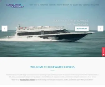 Bluewater-Express.com(BlueWater Express) Screenshot