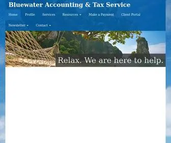 Bluewateraccounting.com(Bluewater Accounting & Tax Service) Screenshot