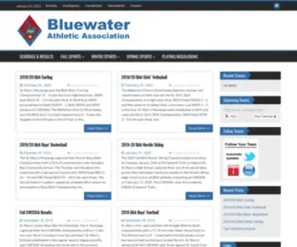 Bluewaterathletics.com(Bluewater Athletics Association) Screenshot