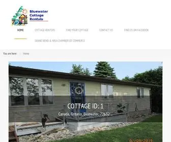 Bluewatercottagerentals.com(Bluewater Cottage Rentals) Screenshot