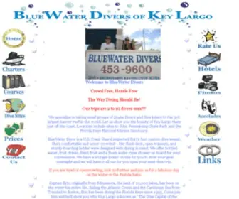 Bluewaterdiver.net(Bluewater Divers Key Largo) Screenshot