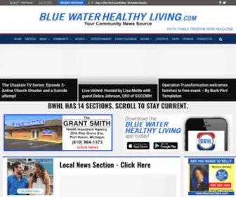 Bluewaterhealthyliving.com(Blue Water Healthy Living) Screenshot