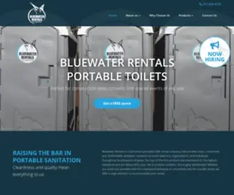 Bluewaterportables.com(Portable Toilet Rentals) Screenshot