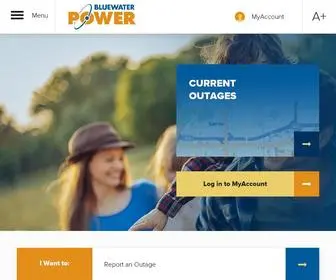 Bluewaterpower.com(Bluewater Power Distribution) Screenshot