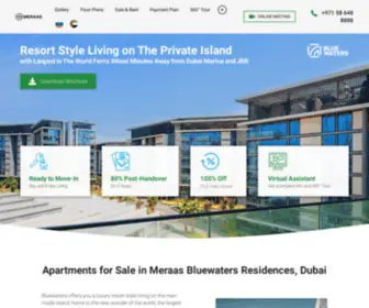 Bluewaters-Apartments.ae(Meraas Bluewaters Residences) Screenshot