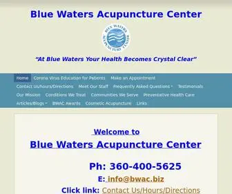 Bluewatersacupuncturecenter.com(Blue Waters Acupuncture Center) Screenshot