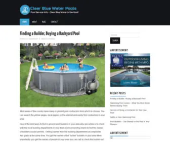 Bluewatervacationproperties.com(Pool Service Info) Screenshot