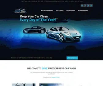 Bluewave-Express.com(Express Car Wash) Screenshot