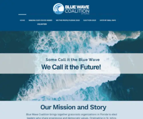 Bluewavecoalition.org(Blue Wave Coalition) Screenshot