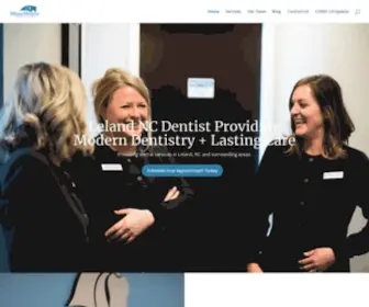 Bluewavedentistry.com(Leland NC Dentist) Screenshot