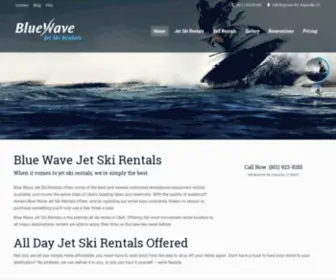 Bluewavejetskirentals.com(Blue Wave Jet Ski Rentals) Screenshot