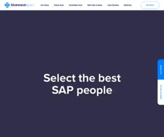 Bluewaveselect.com(SAP Recruitment) Screenshot