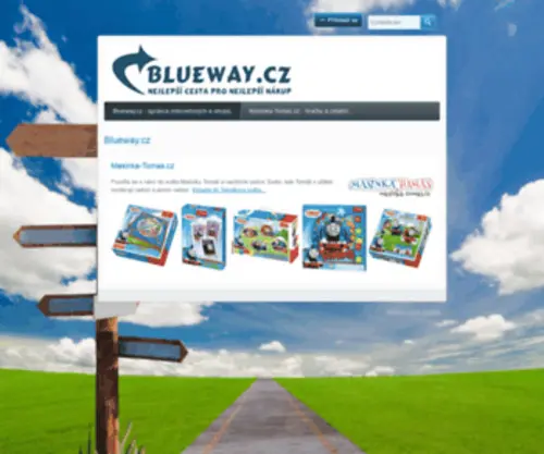 Blueway.cz(Provozovatel internetových e) Screenshot