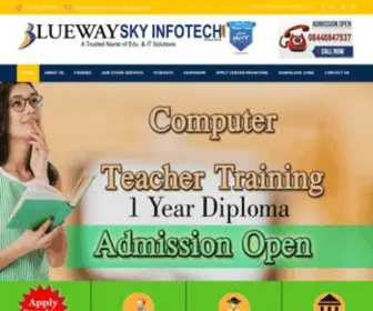 Bluewaysky.com(Blueway Sky Infotech) Screenshot