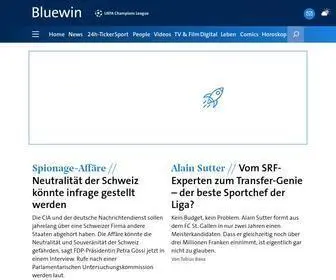 Bluewin.ch Screenshot
