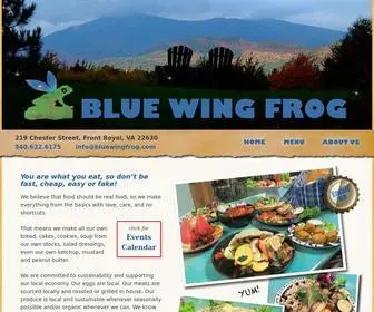 Bluewingfrog.com(Blue Wing Frog) Screenshot