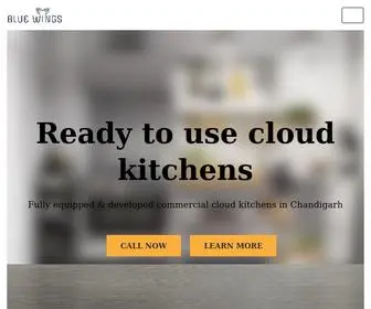 Bluewings.app(Fully built and ready to use cloud kitchens for rent in Chandigarh) Screenshot