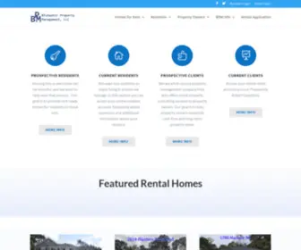 Bluewpm.com(Bluewater Property Management Charleston SC) Screenshot