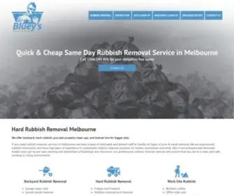 Blueysrubbishremovals.com.au(Rubbish Removals Melbourne) Screenshot