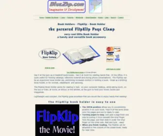 Bluezap.com(FlipKlip Book Holder) Screenshot