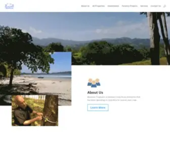 Bluezone-Tropical.com(The Only Tropical Blue Zone In The World Is Located in Costa Rica) Screenshot