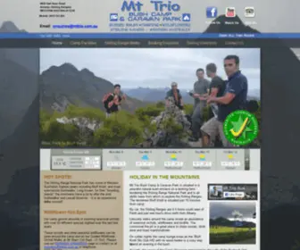 Bluffknollcamping.com.au(Mount Trio Bush Camp & Caravan Park) Screenshot