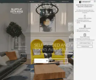 Bluffsatvistaridgeapts.com(Apartments in Lewisville) Screenshot