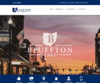 Bluffton-Ohio.com(The Village of Bluffton) Screenshot