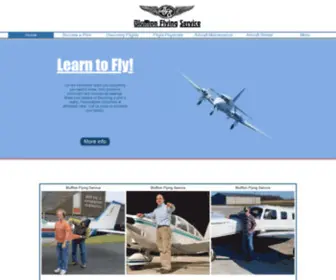 Blufftonflyingservice.com(Flight School) Screenshot