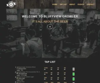 BluffViewgrowler.com(BLUFFVIEW GROWLER) Screenshot