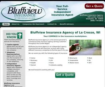 BluffViewinsurance.com(Bluffview Insurance Agency) Screenshot