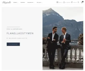 Blugiallo.com(Understated Luxury Menswear & Tailoring) Screenshot