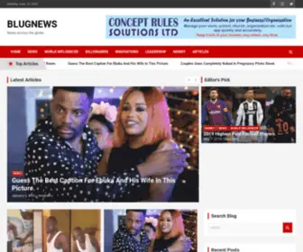 Blugnews.com(News across the globe) Screenshot