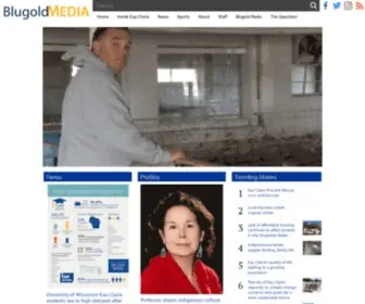 Blugoldmedia.org(The student news site of the University of WI) Screenshot