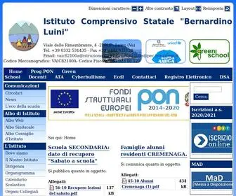 Bluini.edu.it(Sito web istituzionale istituto comprensivo statale "bernardino luini") Screenshot