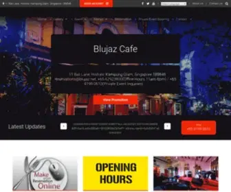 Blujazcafe.net(Live and Upcoming Events. Blu Jaz Cafe) Screenshot