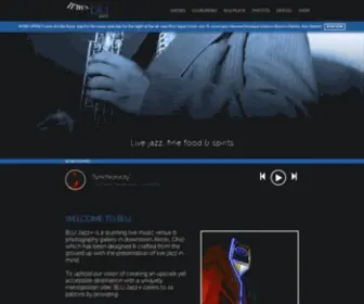 Blujazzakron.com(BLU Jazz) Screenshot