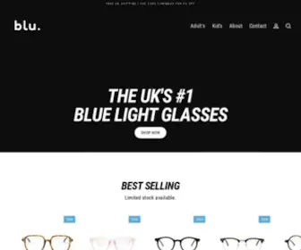 Blulightglasses.co.uk(Filter Out Harmful Blue Light) Screenshot