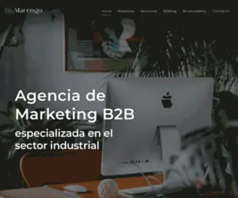 Blumarengo.com(Agencia de Marketing Industrial) Screenshot